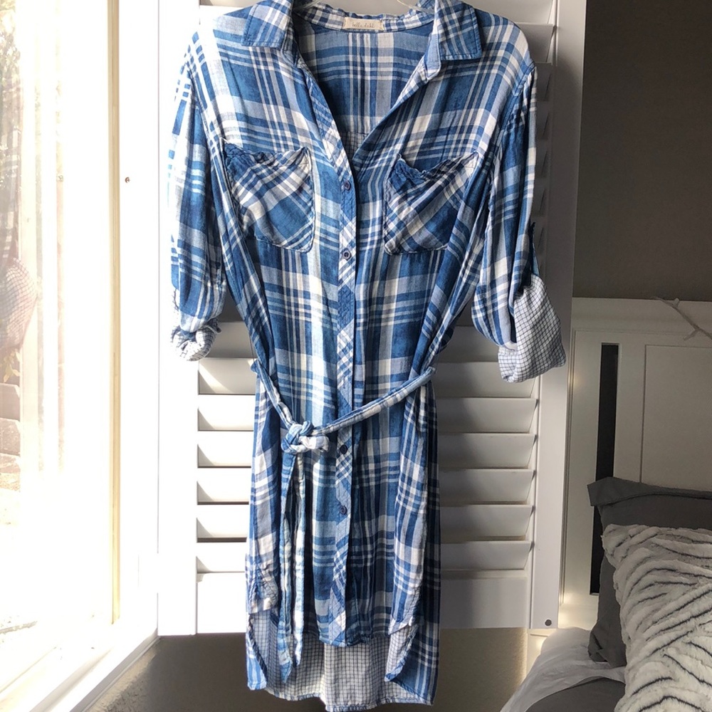 Bella Dahl Button Down Pocket Shirt Dress